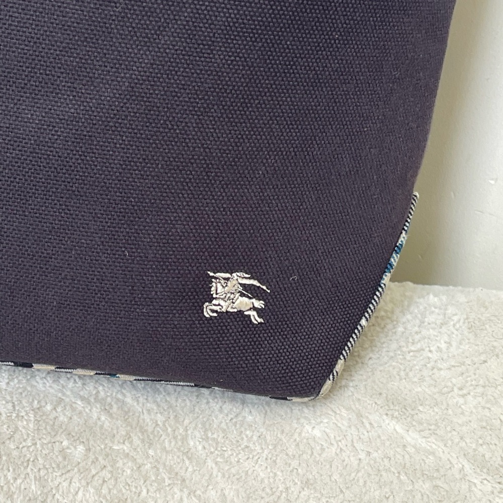 Burberry Blue Label Canvas Tote Bag EUC - Picture 6 of 15